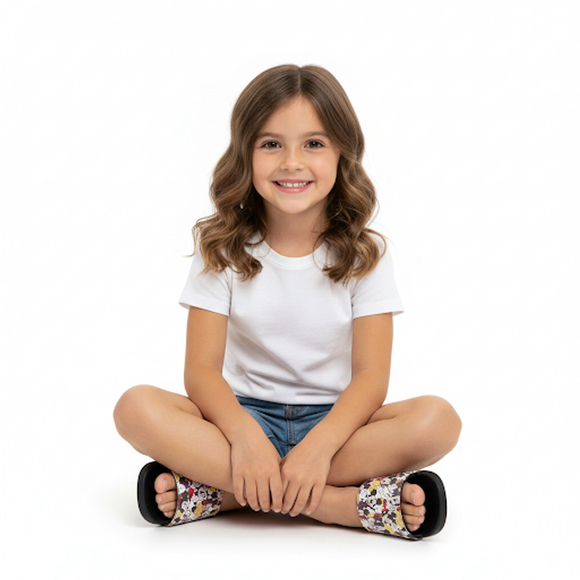 Mickey Mouse Disney Kid’s Unisex Slide Sandals Size 13/1 - Picture 3 of 6